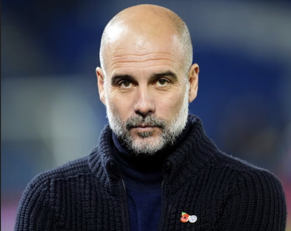 Pep Guardiola Manchester City vs PSG