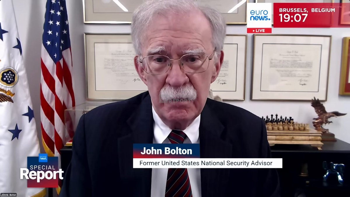 John Bolton Trump trolling tweet
