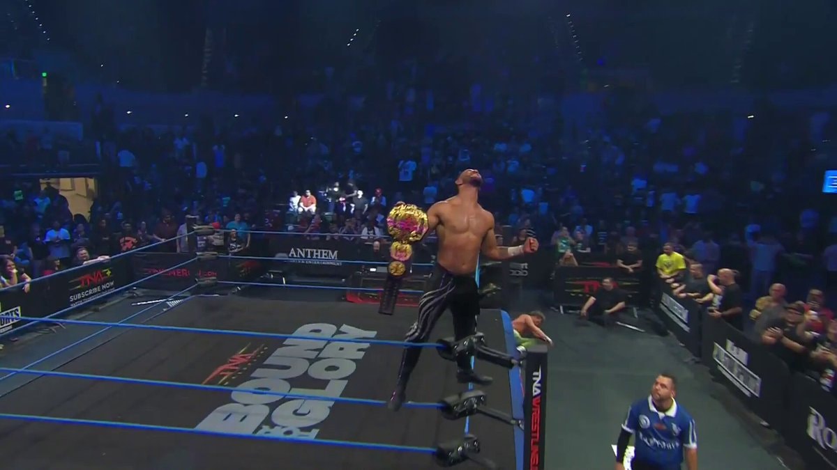 Leon Slater youngest TNA World Champion