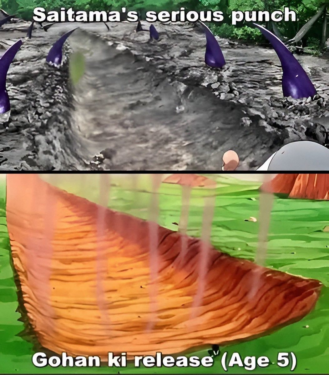 Saitama vs Gohan Age 5