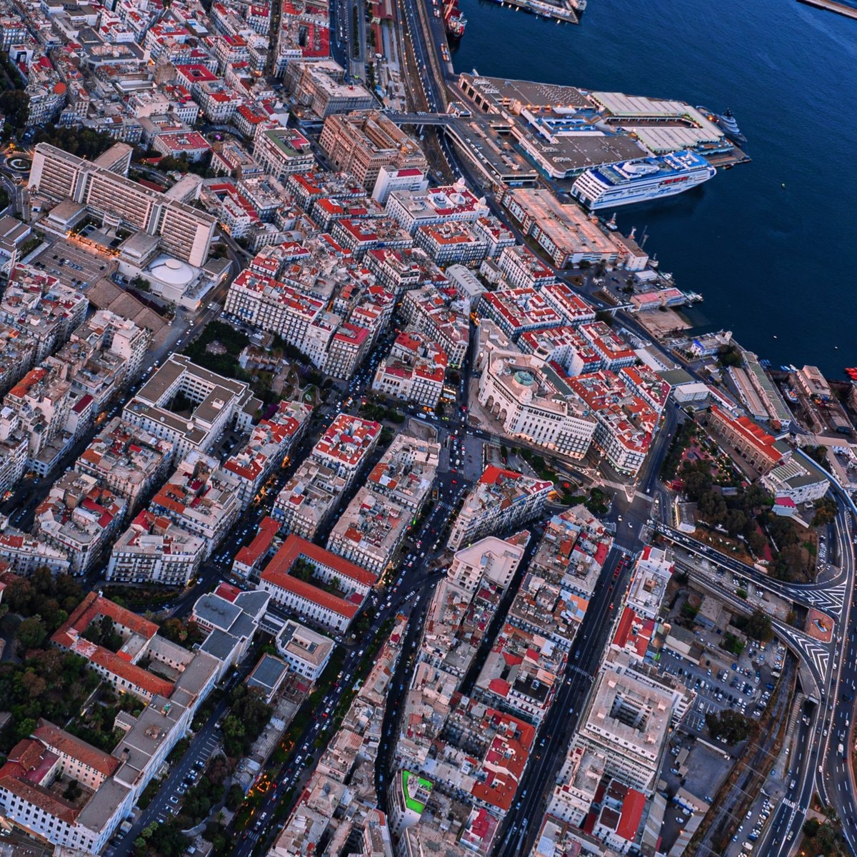 Algeria coastal city aerial view (photo 3 of 4)