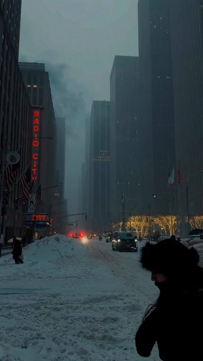 Winter in Radio City New York