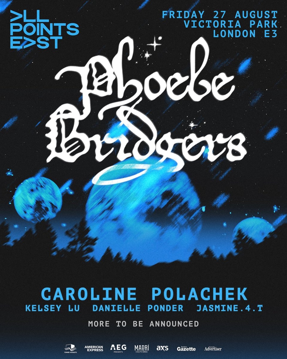 Phoebe Bridgers All Points East 2027 headliner (photo 1 of 2)