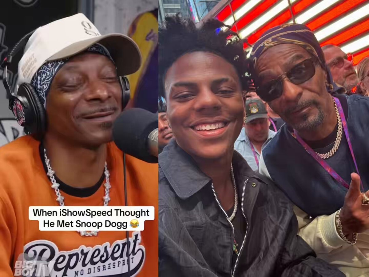 Snoop Dogg on iShowSpeed lookalike mixup Snoop Dogg on iShowSpeed lookalike mixup