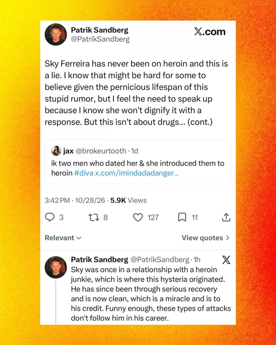 Sky Ferreira friend denies heroin rumors (photo 2 of 4)