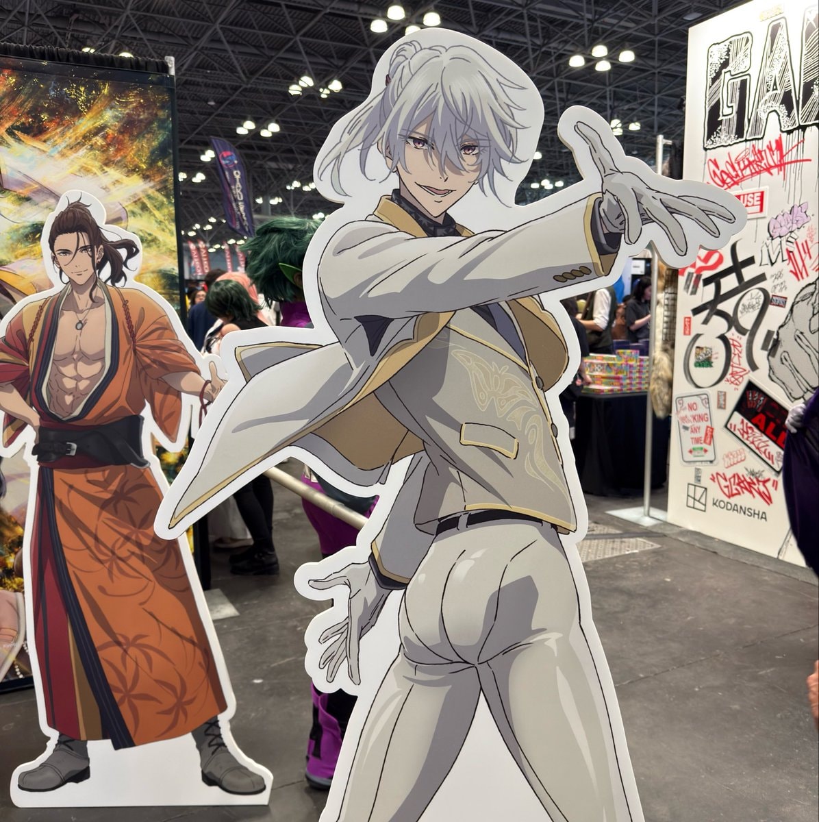 KODANSHA anime cutouts with cake