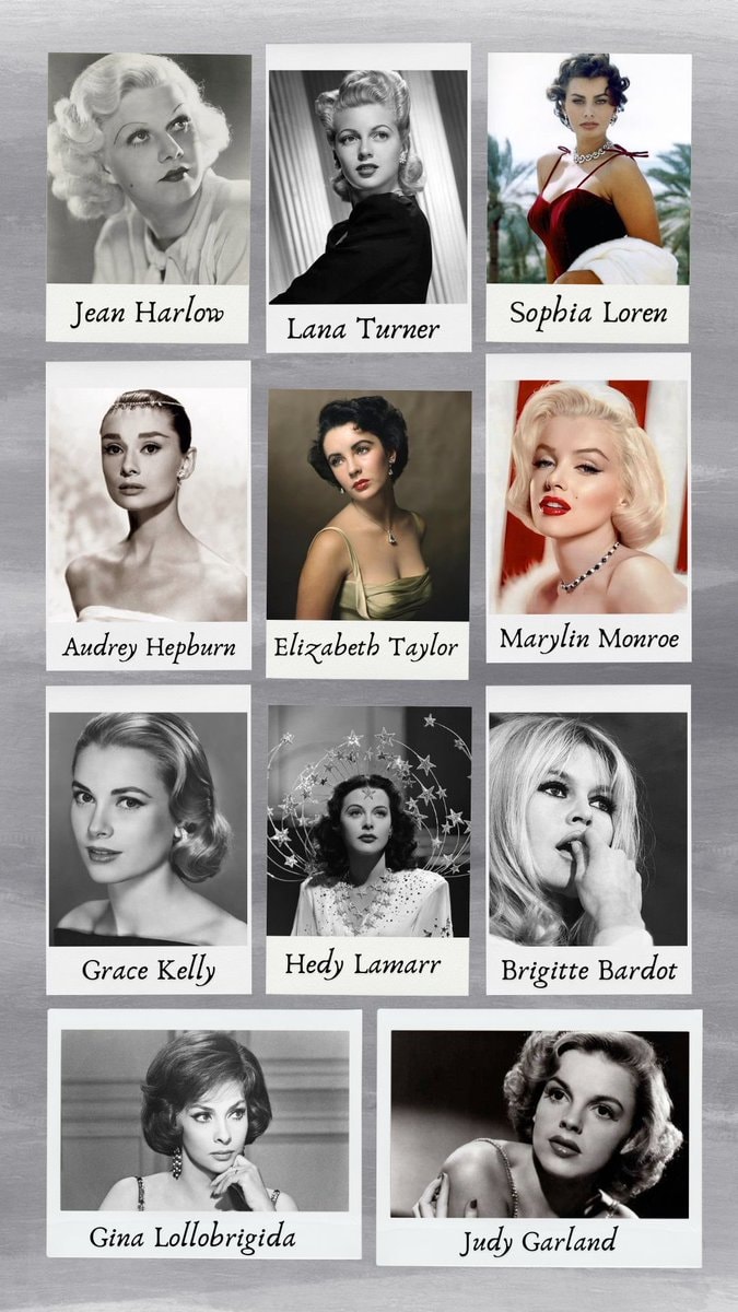 Legendary actresses elegance