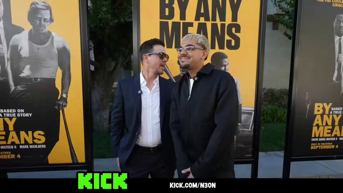 N3on Mark Wahlberg premiere