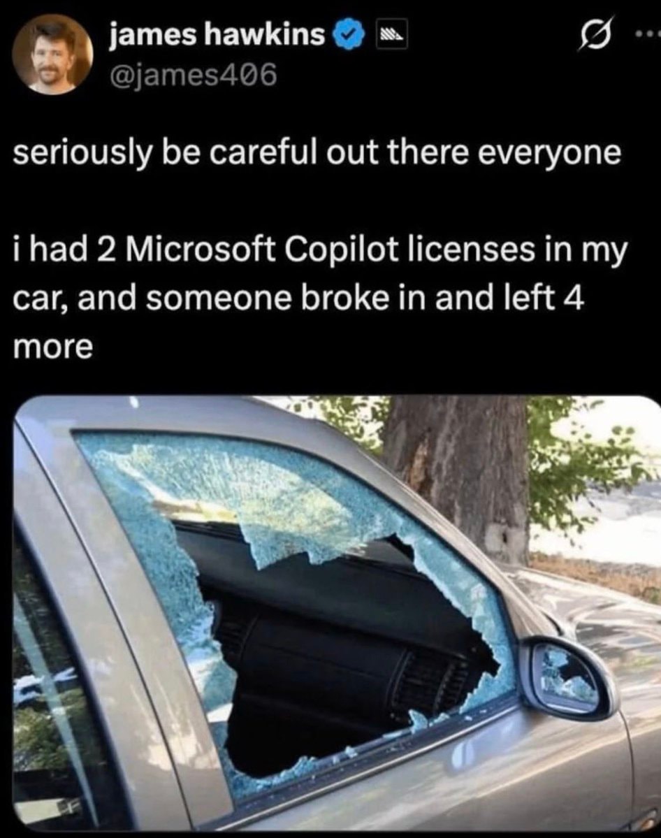 Car break-in with shattered window