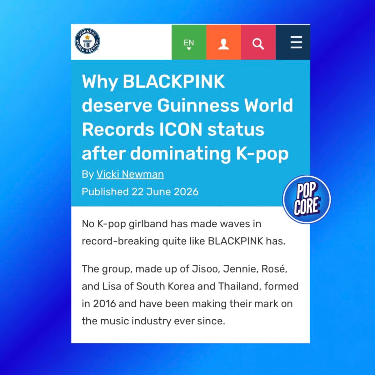 BLACKPINK Guinness World Records (photo 2 of 2)