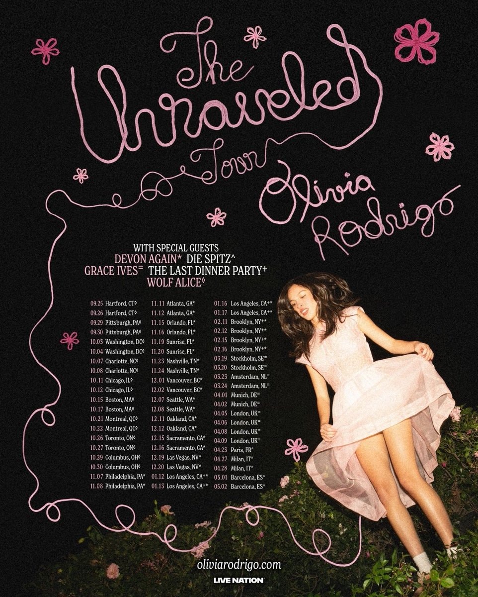 Olivia Rodrigo Unraveled Tour (photo 2 of 2)