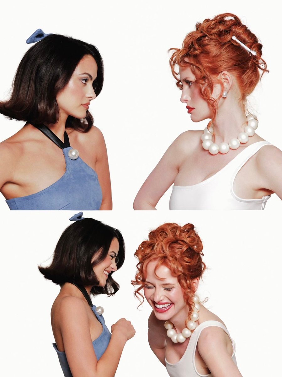 Camila Mendes Madelaine Petsch Flintstones Halloween (photo 2 of 4)