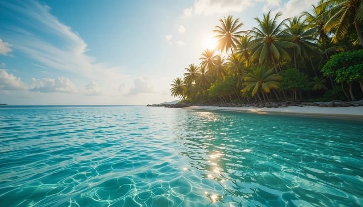 Maldives sunrise