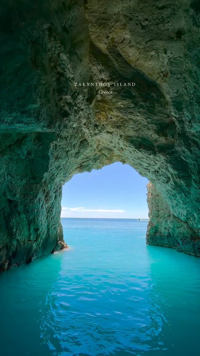Zakynthos Island Greece cave