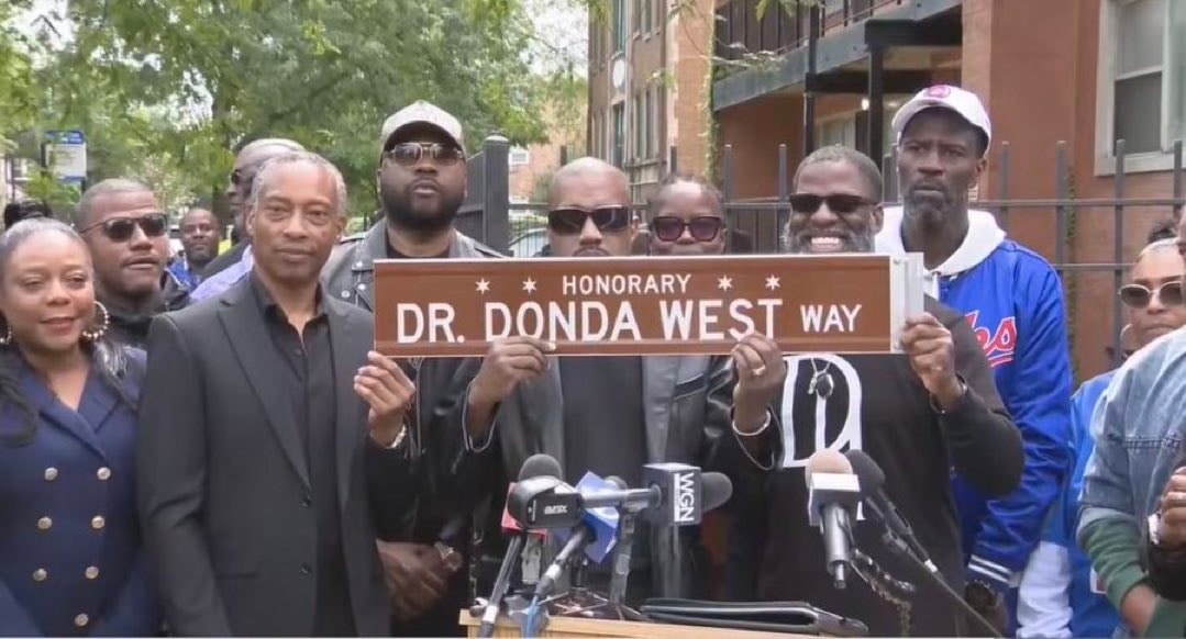 Dr. Donda West Way dedication