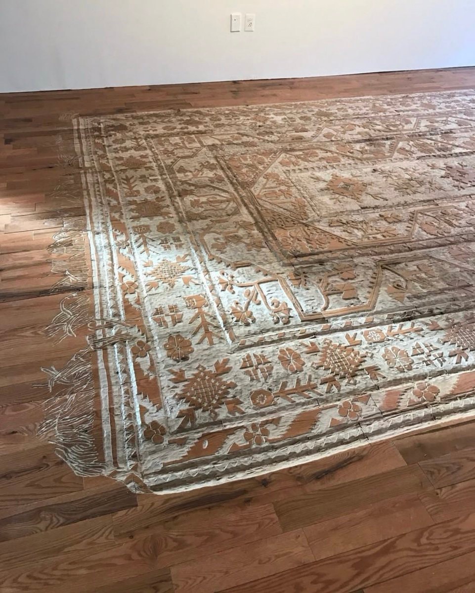 intricately carved rug
