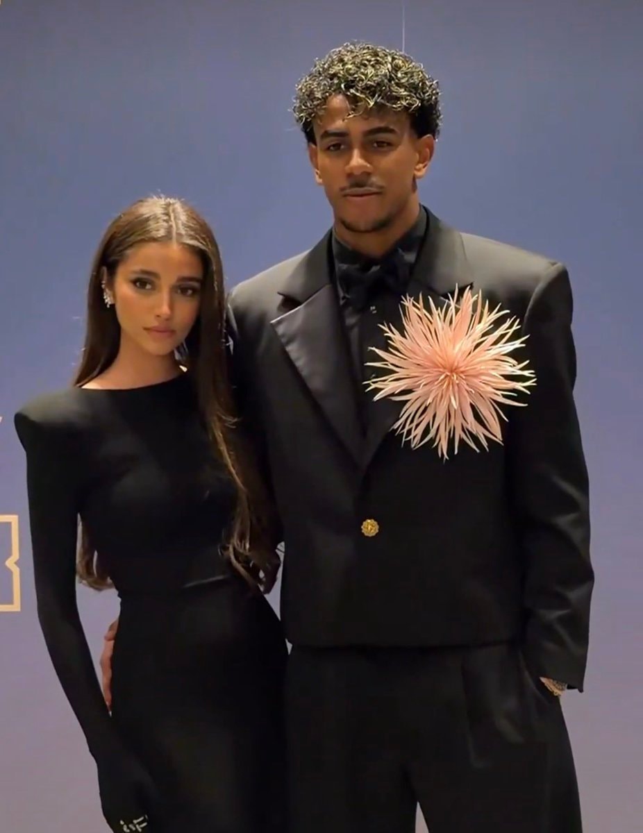 Lamine Yamal at the Ballon d'Or gala