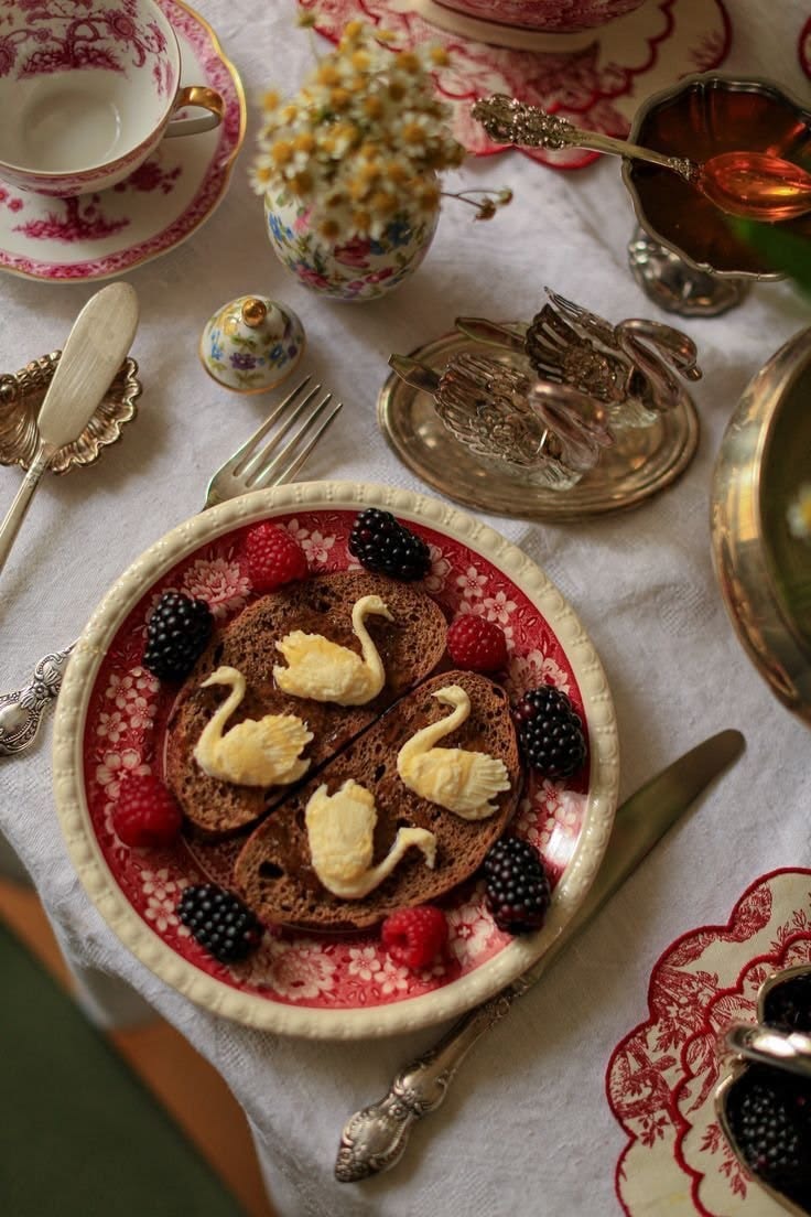 whimsical peanut butter toast breakfast ✨️ (photo 3 of 4)