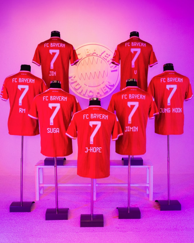 FC Bayern BTS jerseys (photo 2 of 2)