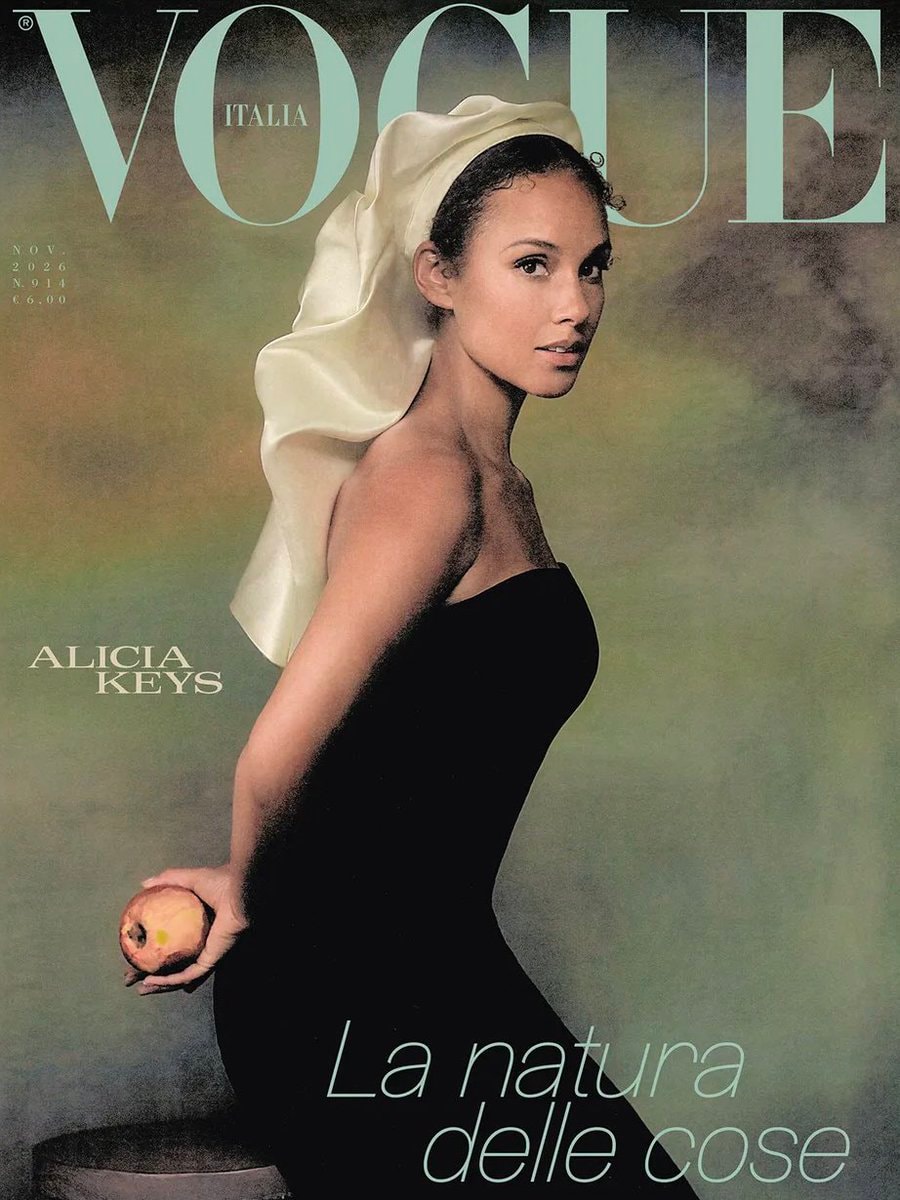 Alicia Keys Vogue Italia November 2026 cover Alicia Keys Vogue Italia November 2026 cover