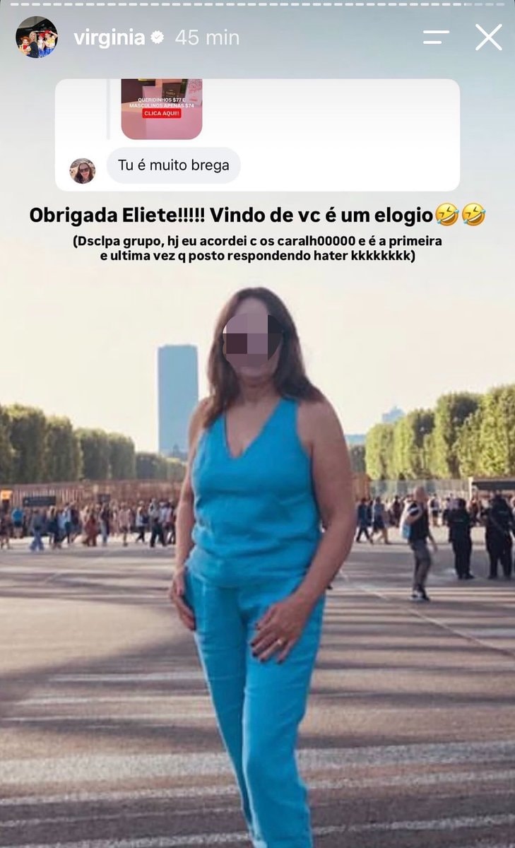 Virgínia responds to Eliete (photo 2 of 2)