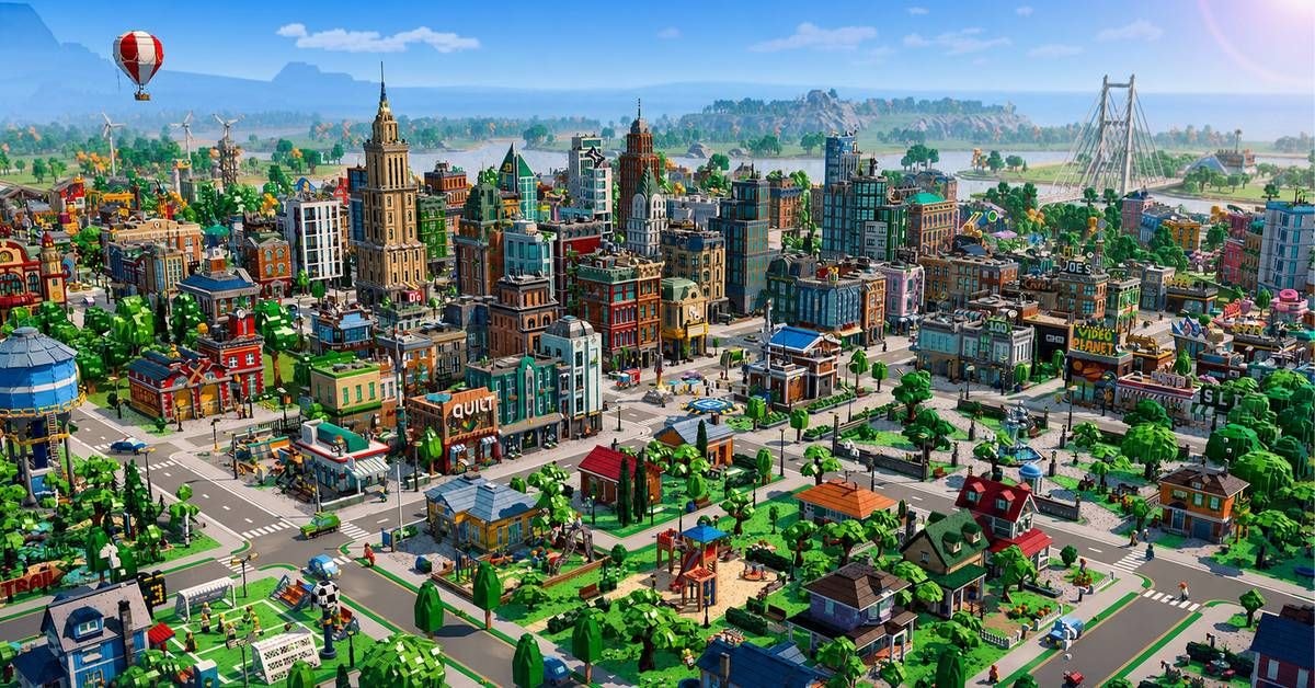 LEGO Skylines city-building sim LEGO Skylines city-building sim