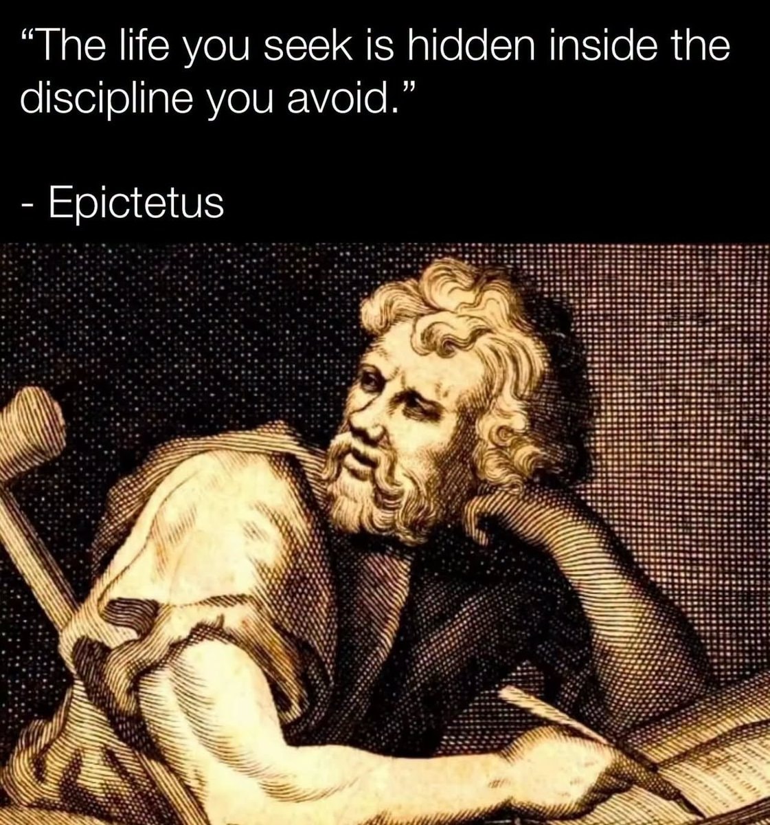 Epictetus quote on discipline