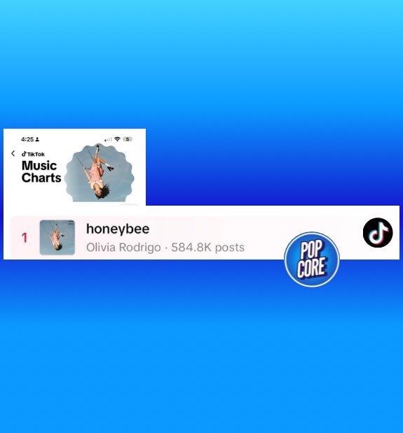 Olivia Rodrigo honeybee #1 TikTok Viral Songs (photo 2 of 2)