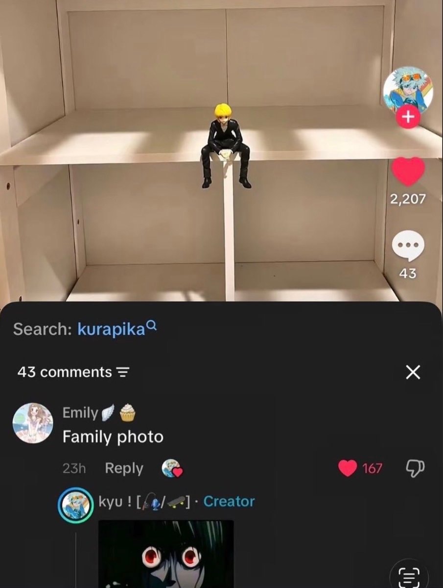 kurapika figurine reaction