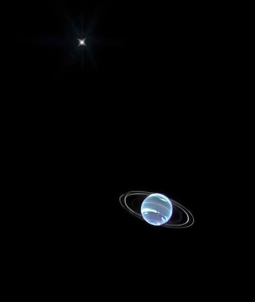 Neptune rings Triton James Webb