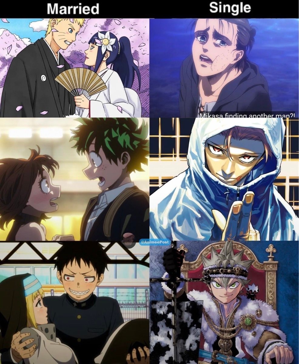Shonen MC married vs single Shonen MC married vs single