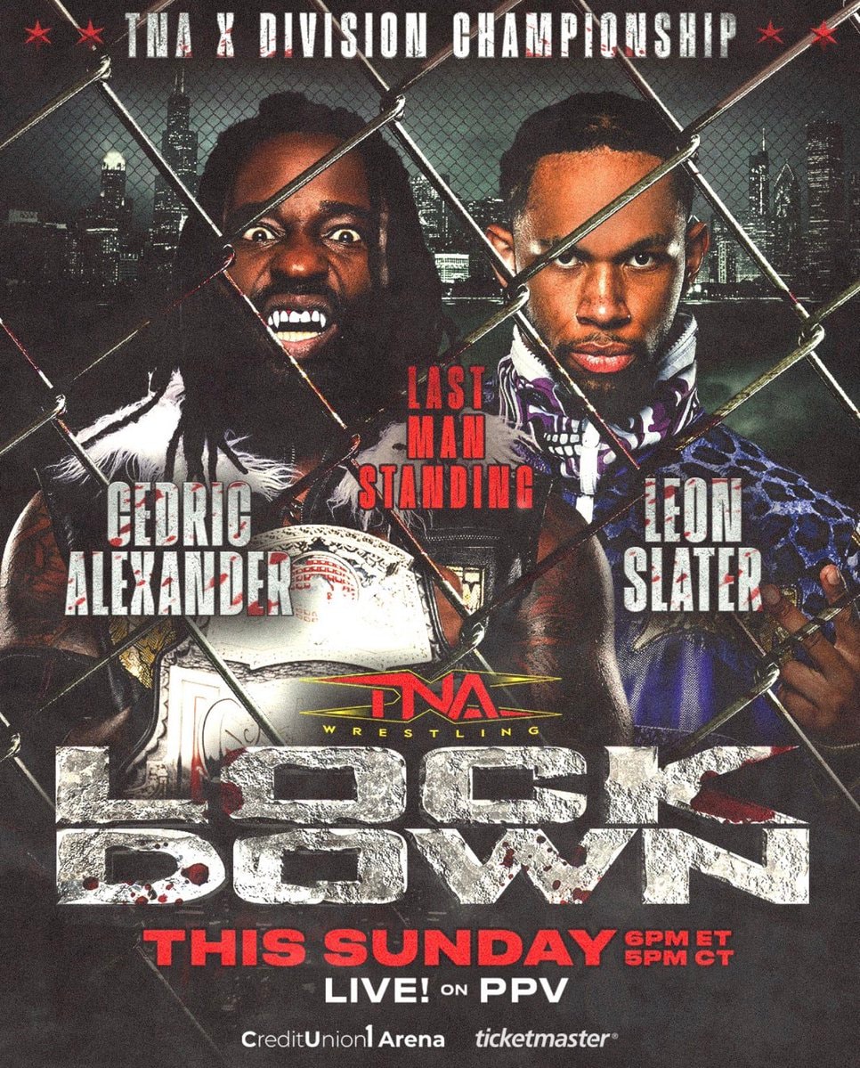 Cedric Alexander vs Leon Slater Lockdown