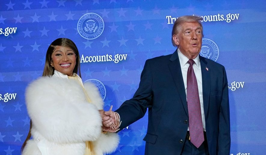 Nicki Minaj Trump Michigan rally