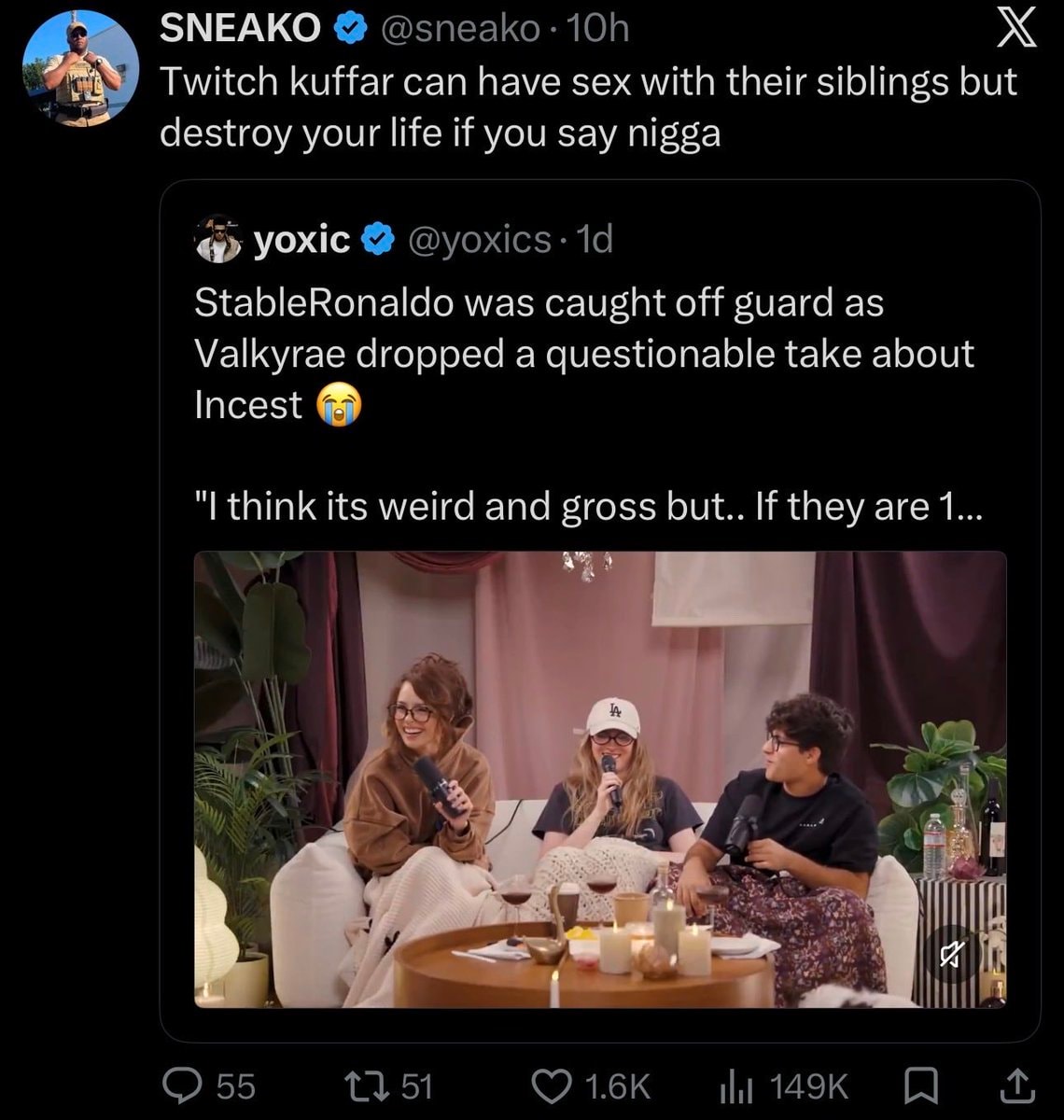 Sneako on Twitch double standards