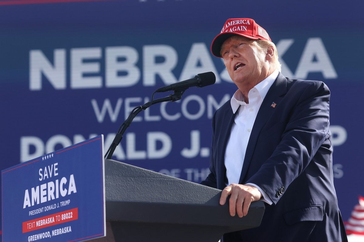 Trump Nebraska rally four weeks before midterms