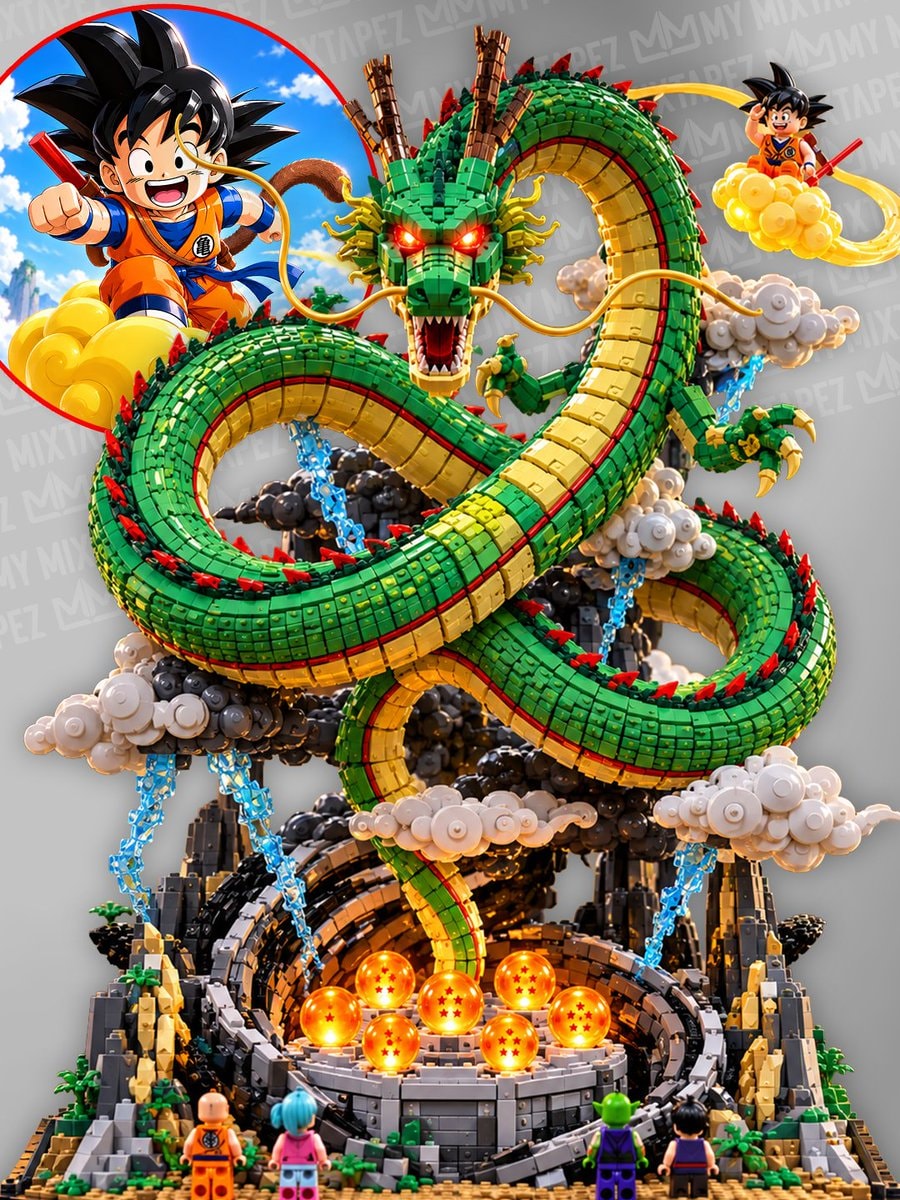 Lego Dragon Ball Shenron set