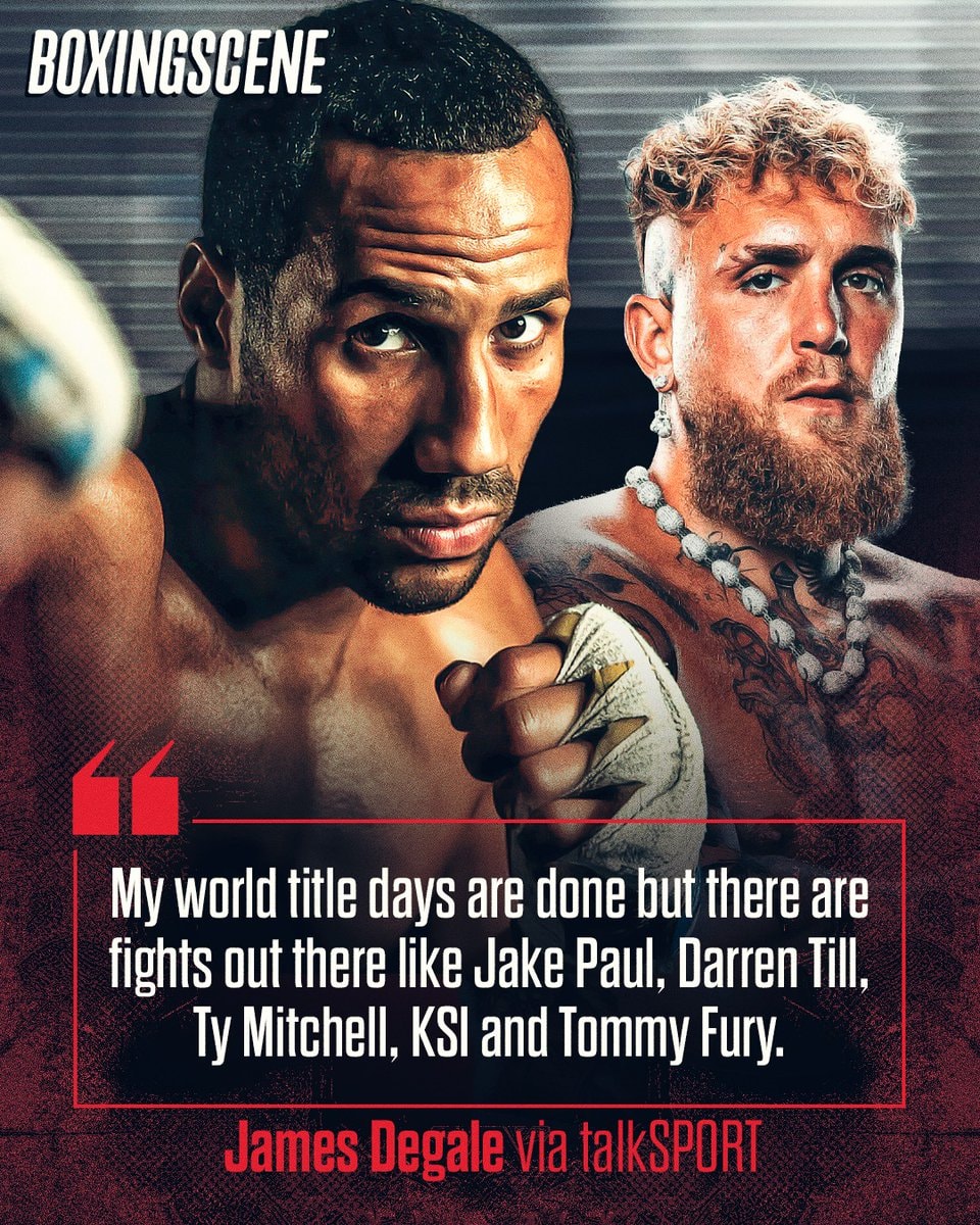 James Degale Jake Paul Tommy Fury crossover fight