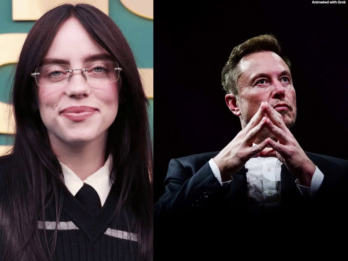 Elon Musk Billie Eilish hypocrisy