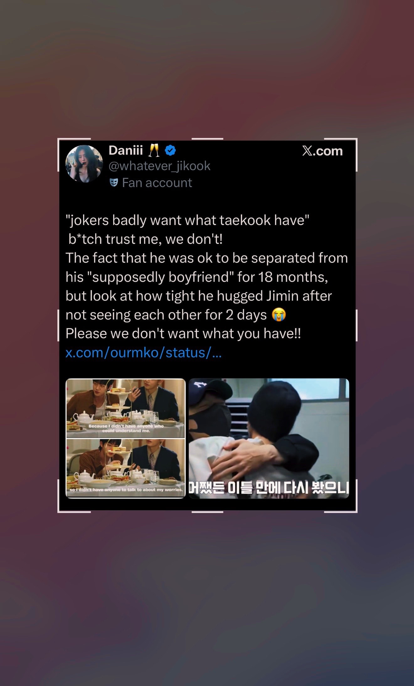 Taekook bond reaction 😂