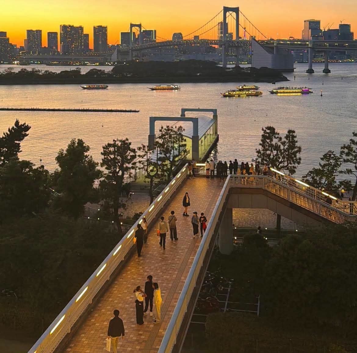 Tokyo Japan cityscape at dusk (photo 4 of 4)
