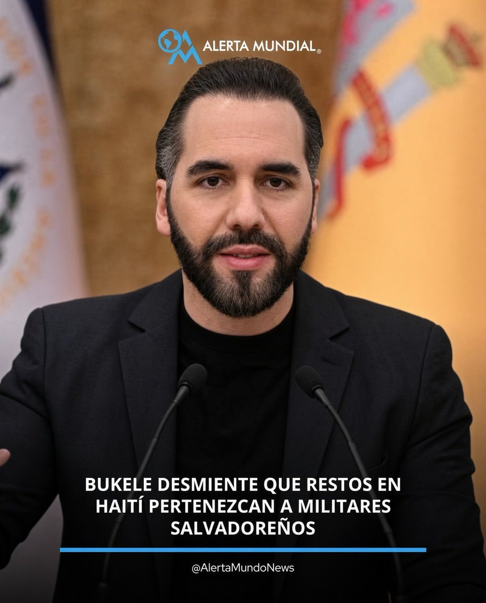 Bukele denies NYT report on remains in Haiti