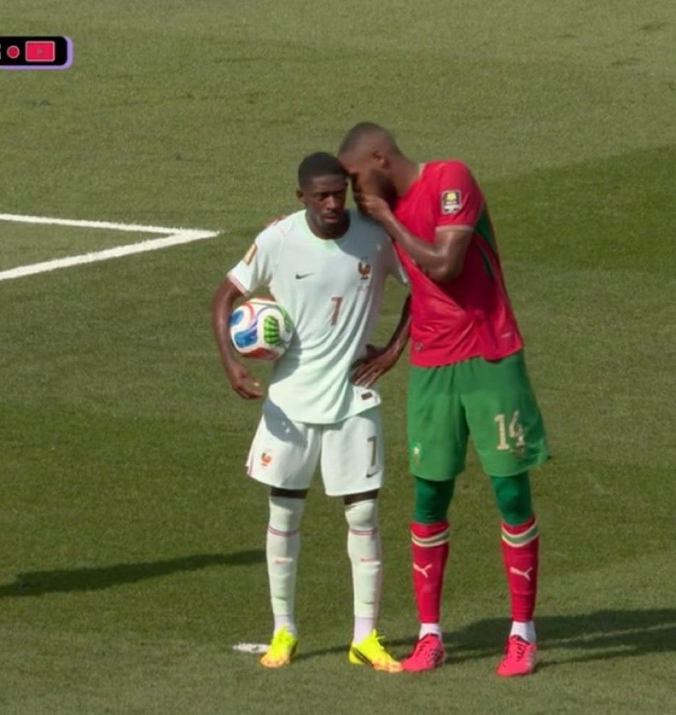 Soccer players on field