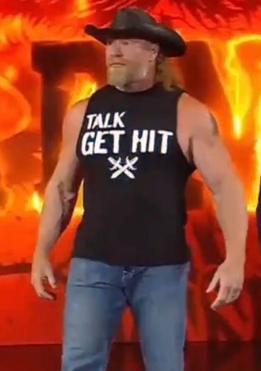 Brock Lesnar shirt censored on Netflix replay (photo 2 of 2)