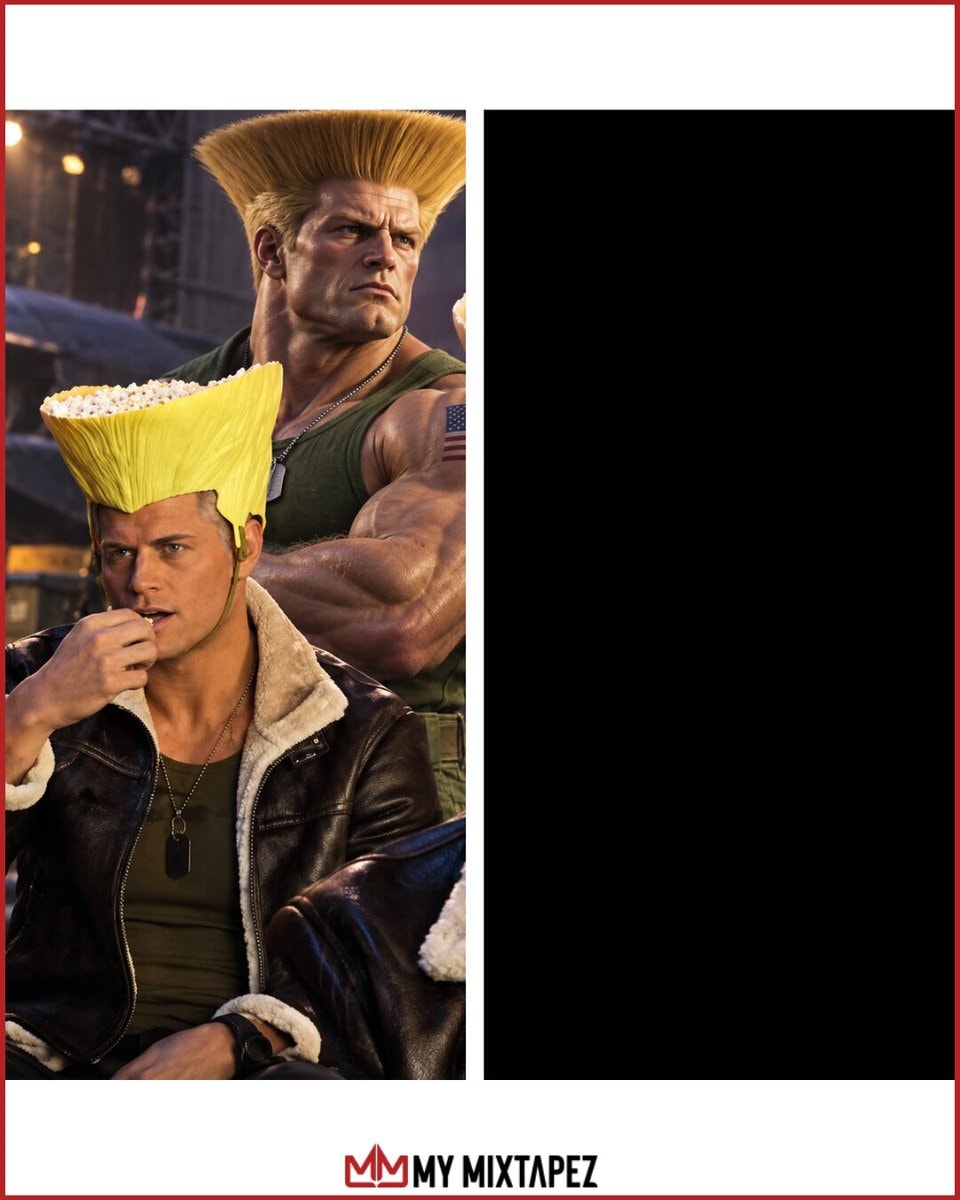 Street Fighter Cody Rhodes Guile popcorn bucket Street Fighter Cody Rhodes Guile popcorn bucket
