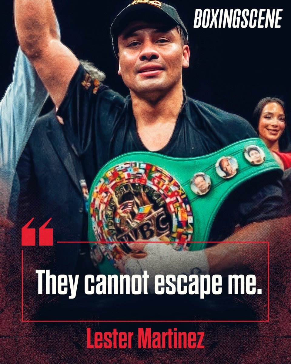 Lester Martinez WBC interim champion