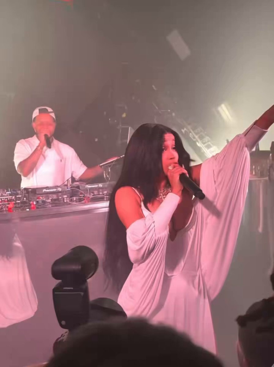 Cardi B all-white party NYC