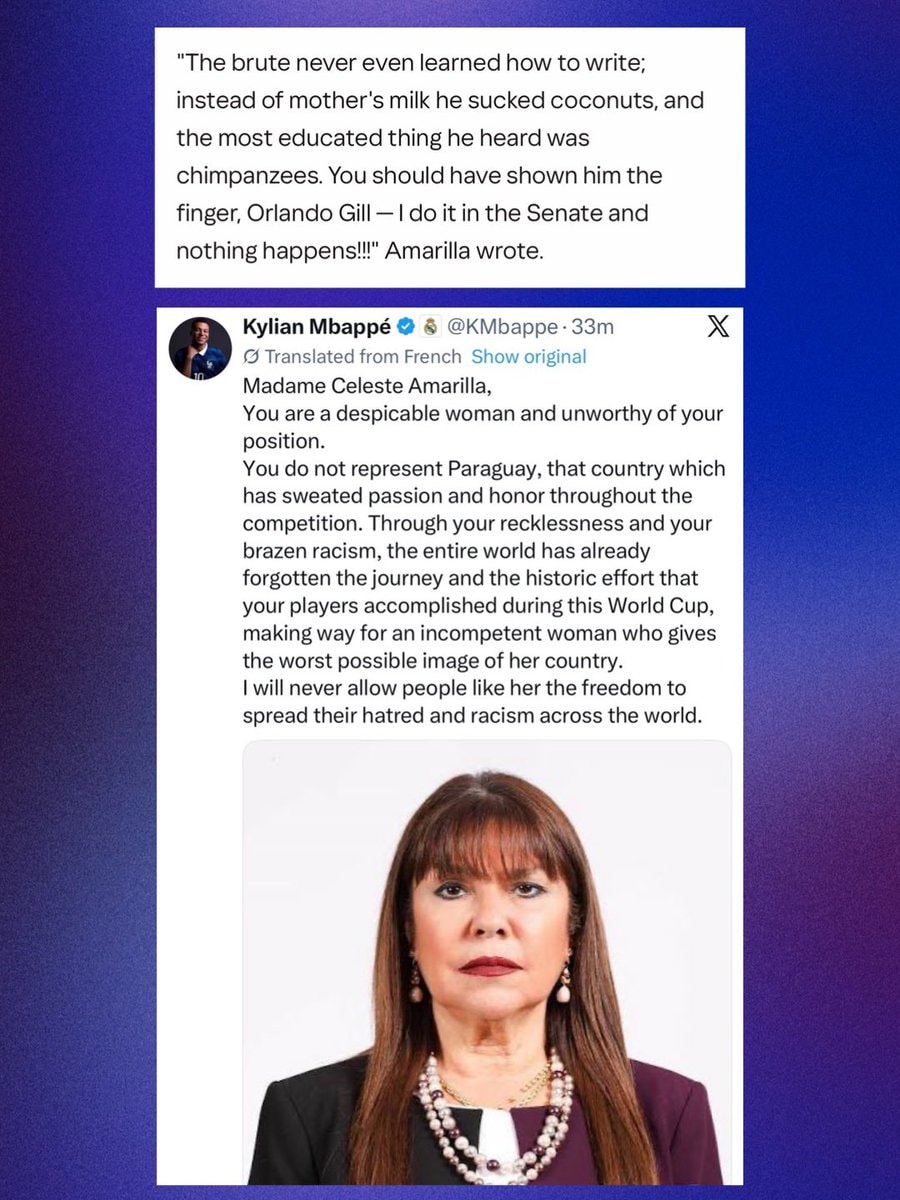 Kylian Mbappé responds to Paraguayan senator (photo 2 of 2)