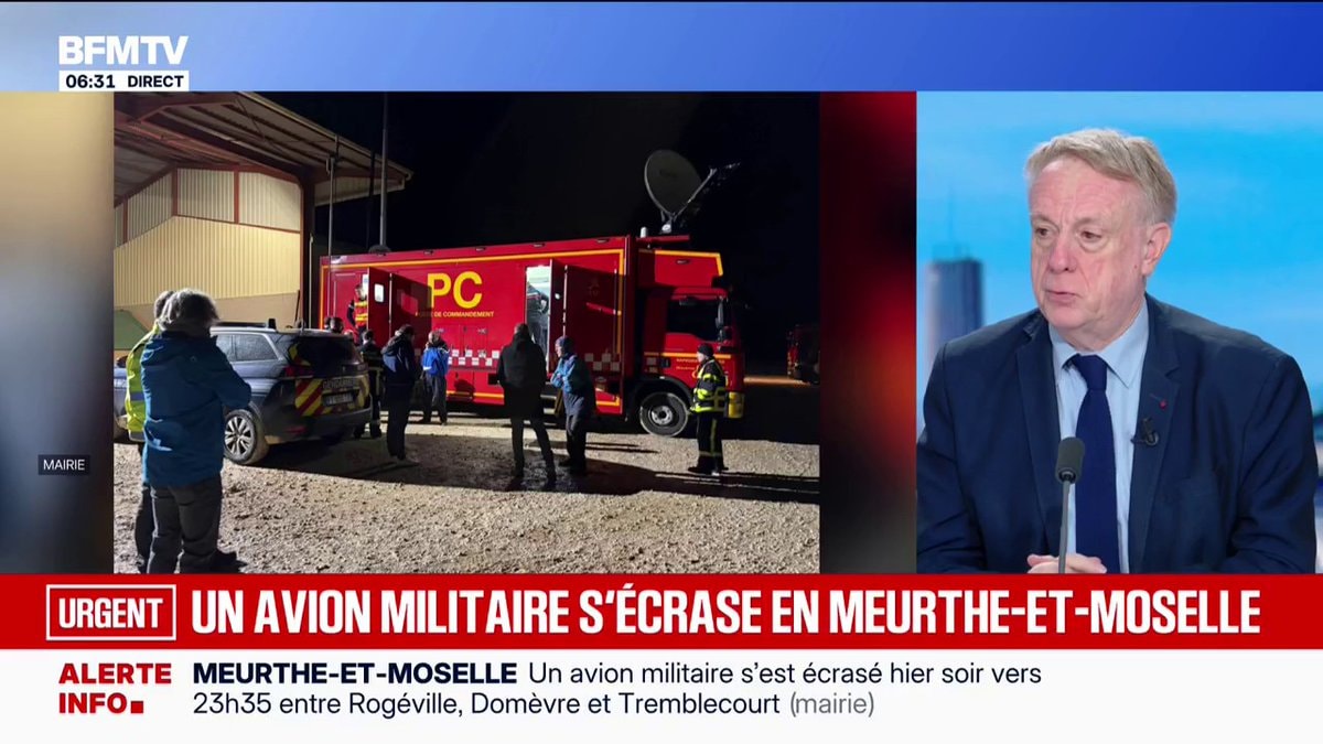 Military plane crash Meurthe-et-Moselle