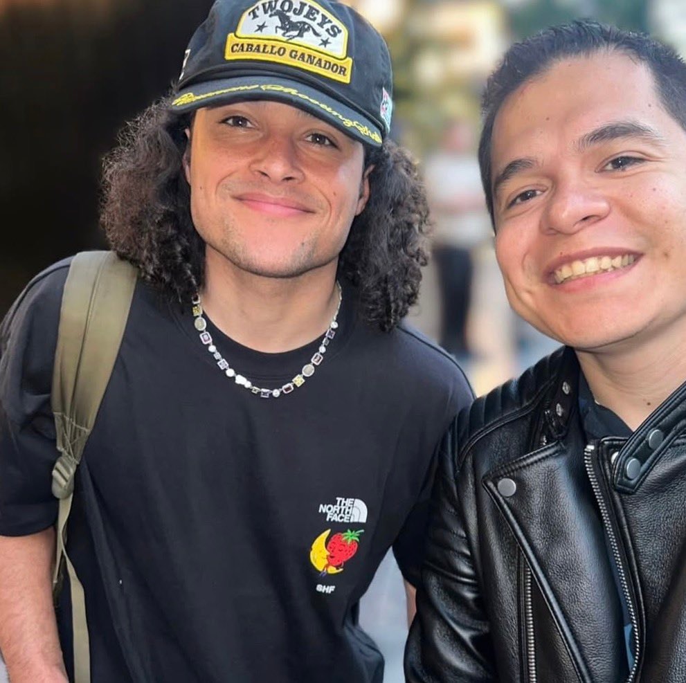 Antonio & Jalen with fan in LA (photo 2 of 2)