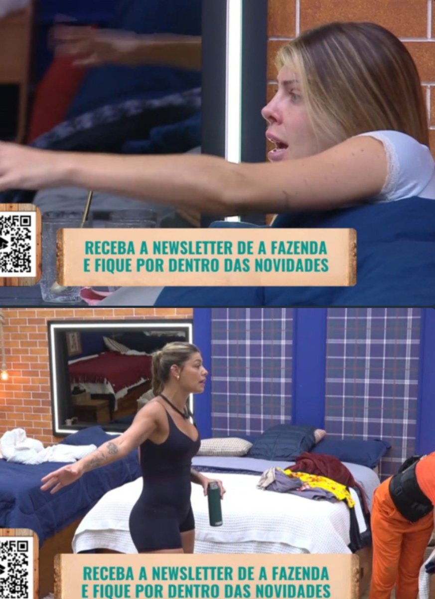 Fran e Ana Bruna discussão na Fazenda